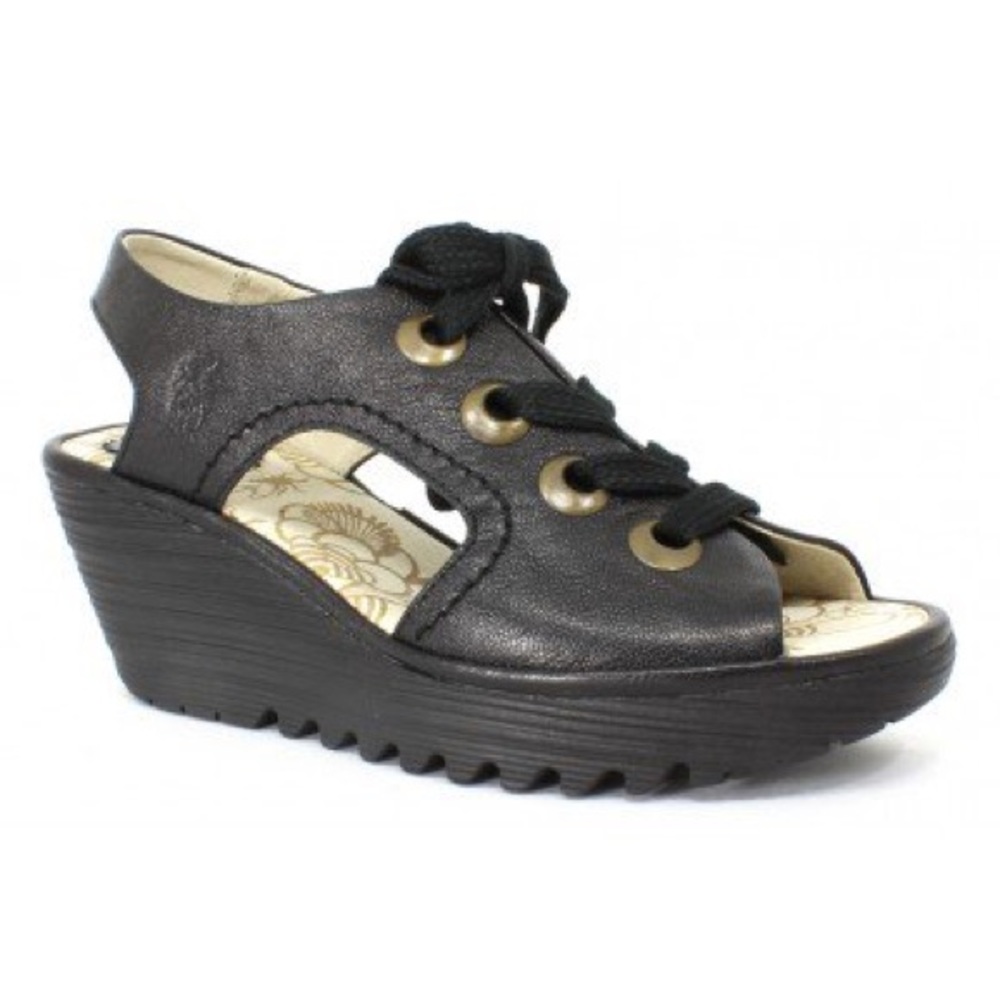 Fly London Ylva Slingback Wedge Sandals